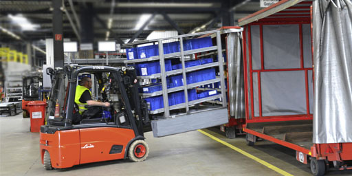 SCHERM Gruppe - Logistik | Line feeding